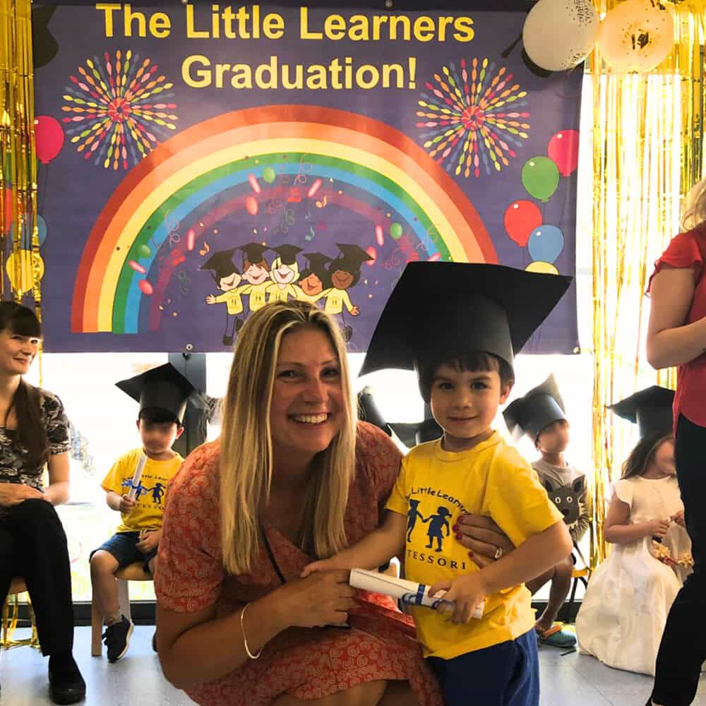 graduation ceremony at The Little Learners Montessori