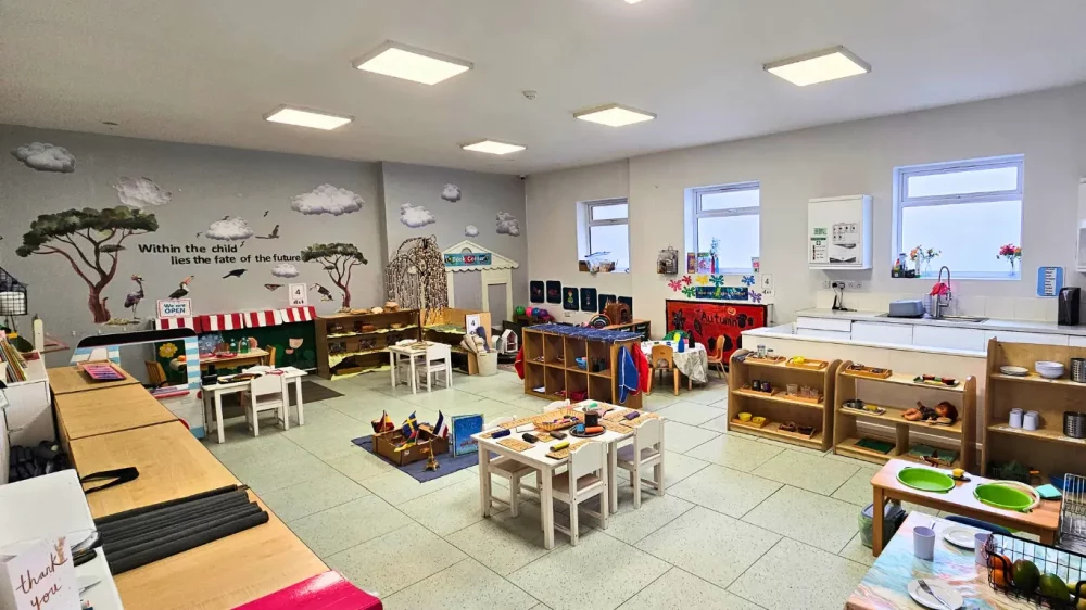 Montessori House, Watford Nursery, Bright, Spacious, Classroom, Montessori Resources, Artwork